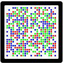 Farbiger Smart TAN Code