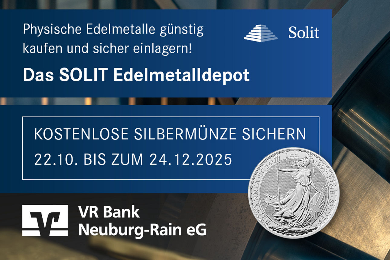 SOLIT Aktion mit silberner Münzen