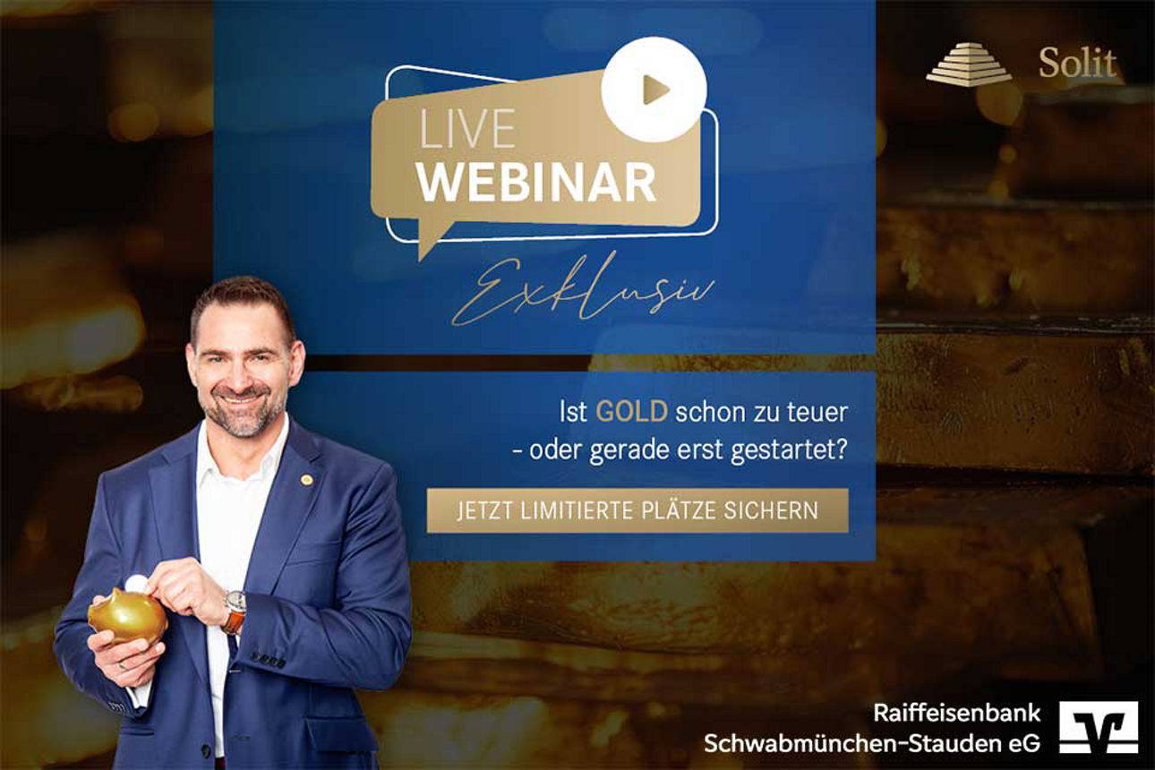SOLIT Kunden-Webinar "Ist Gold schon zu teuer?"