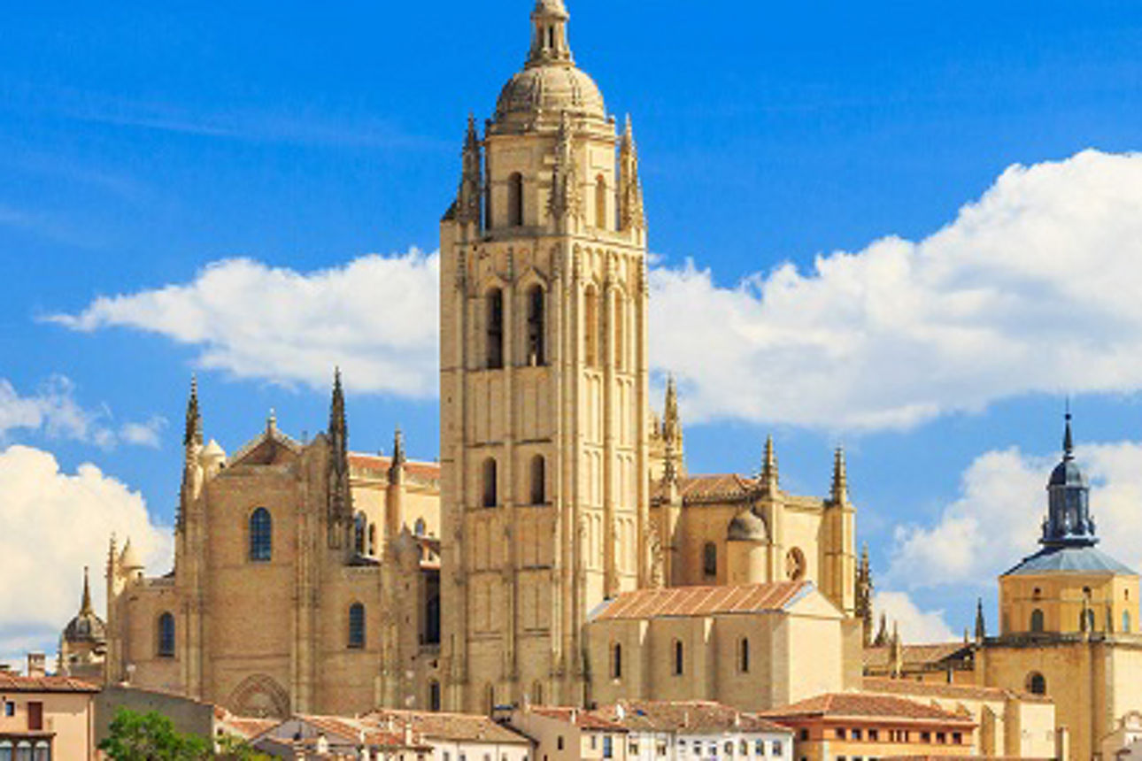 Bild von einem Schloss in Spanien