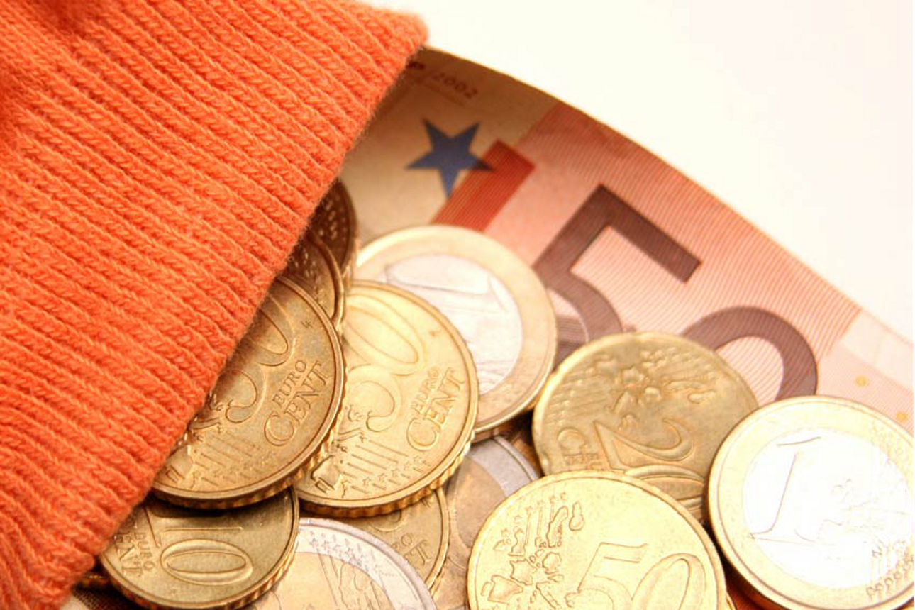 Geld im Strumpf