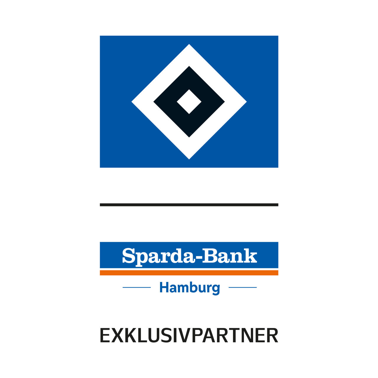 Logo Sparda-Bank Hamburg als HSV-Exklusivpartner