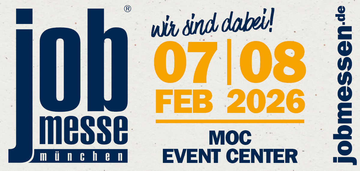 Die Jobmesse München findet am 7. und 8. Februar 2026 statt.