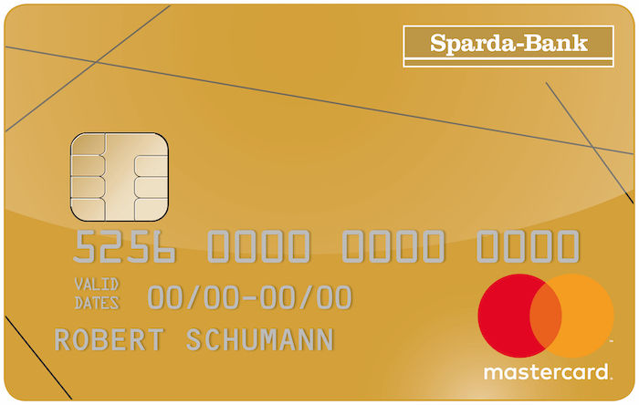 Abbildung Mastercard Gold der Sparda-Bank