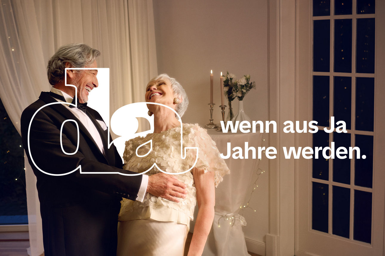 Aktionsmotiv Sparda-Imagekampagne zum Thema Hochzeit