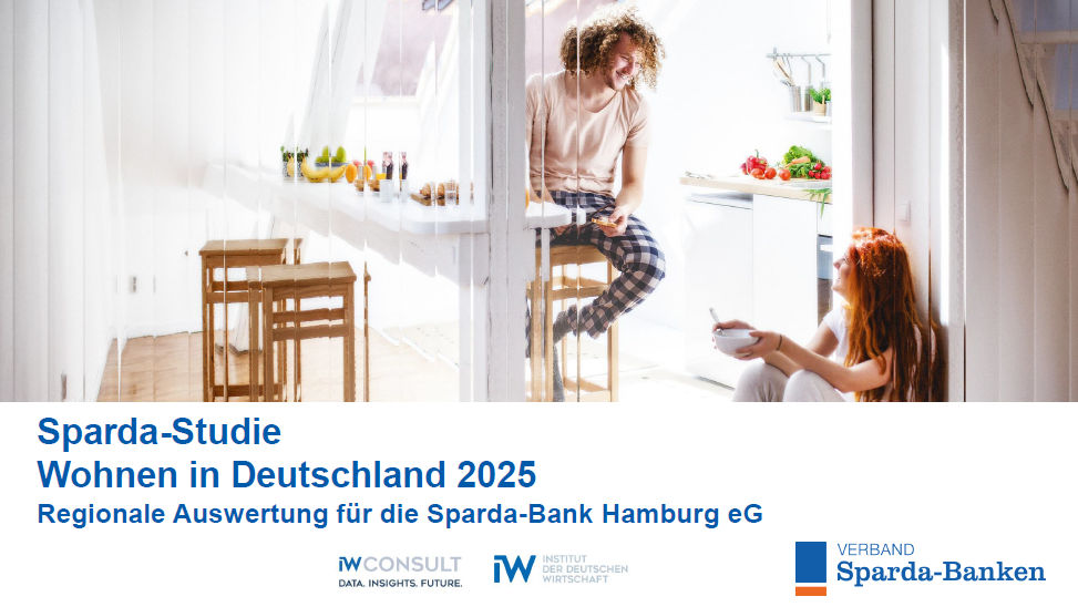 Abbildung des Covers der Sparda Wohnstudie 2025