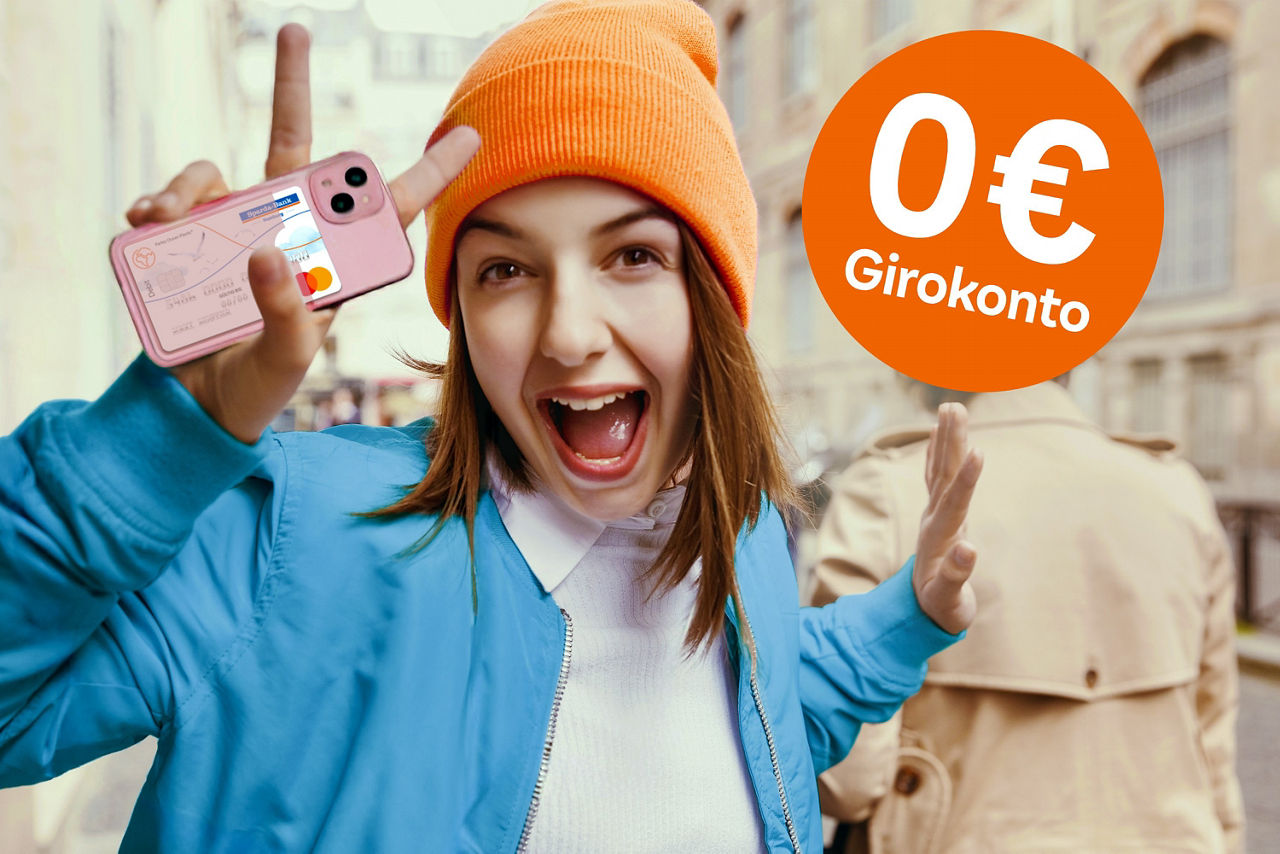 Junges Mädchen repräsentativ für das Kinderkonto der Sparda-Bank