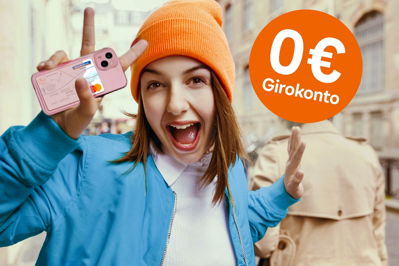 Junges Mädchen repräsentativ für das Kinderkonto der Sparda-Bank