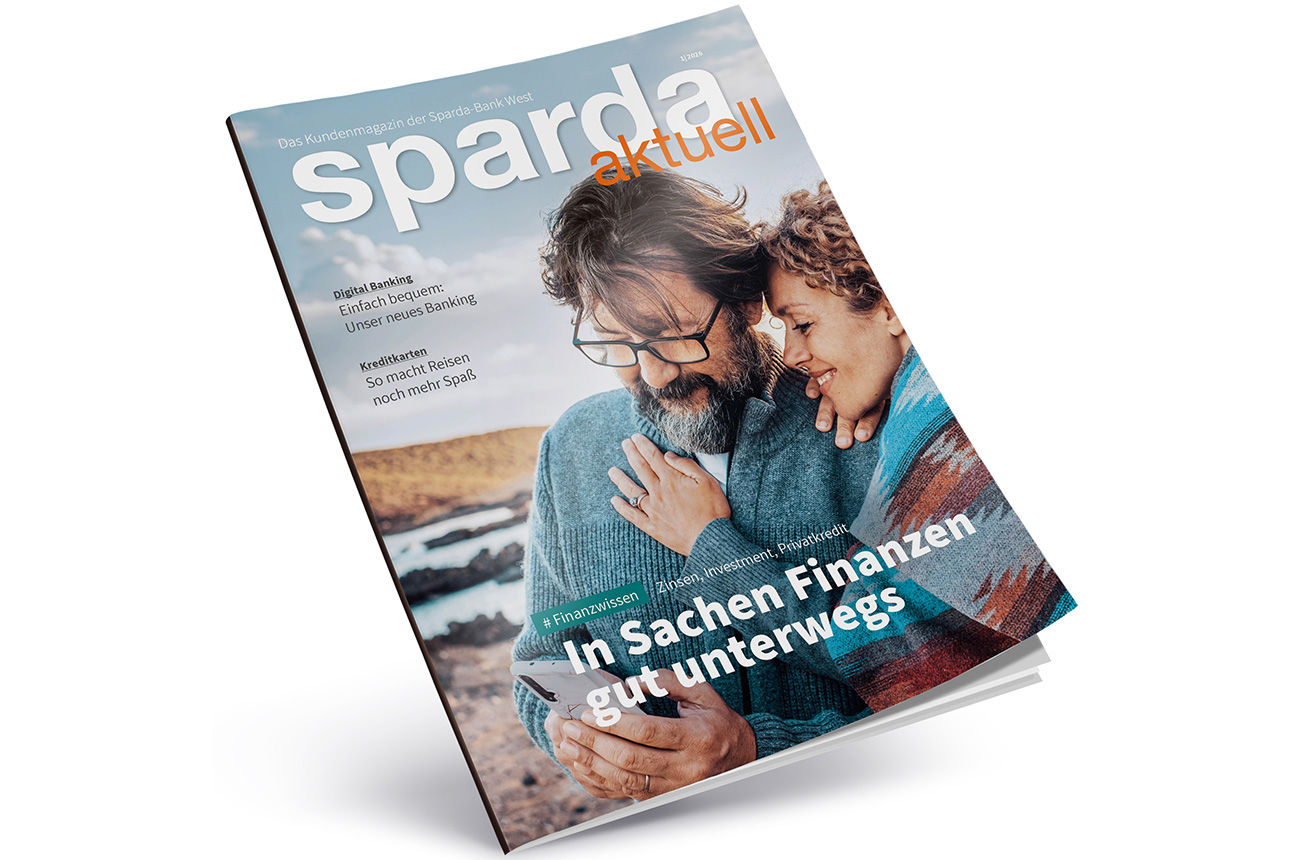 Abbildung unseres Kundenmagazins sparda aktuell Ausgabe 01 2026