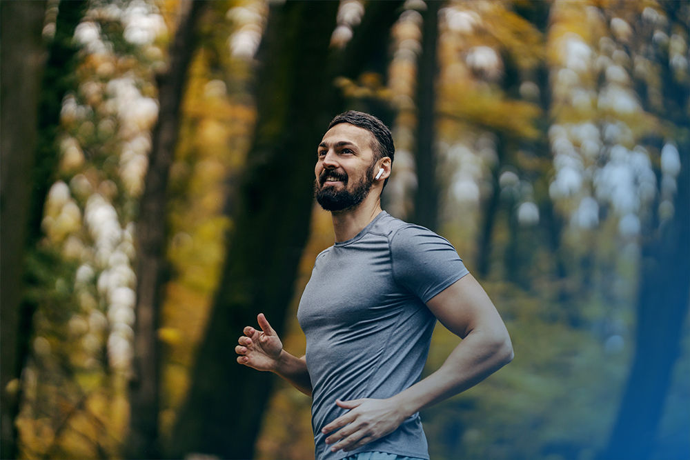Mann beim Joggen
