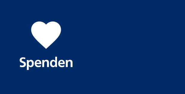 Grafik - blaues Herz mit einer weißen Hand die ein Euro zeichen auffängt
