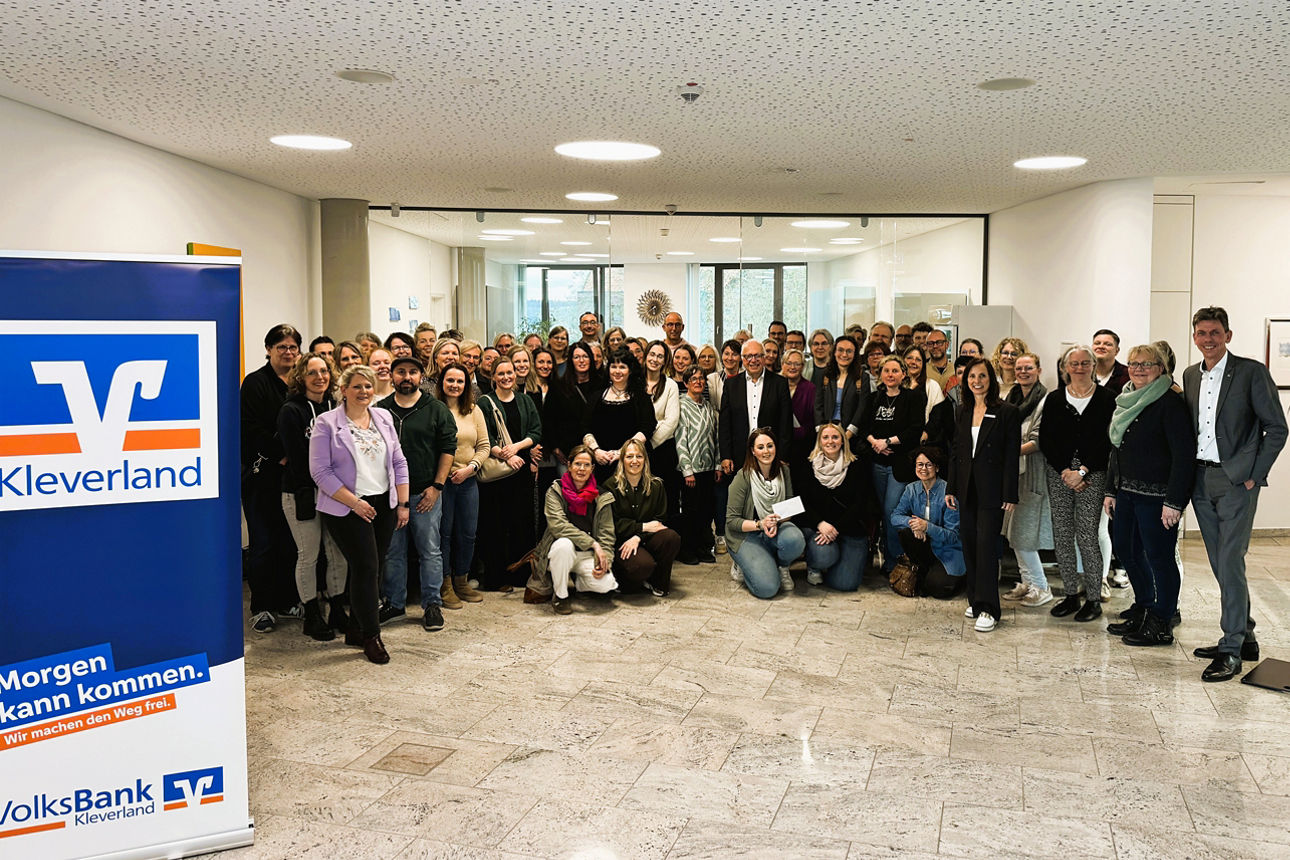 Gruppenfoto Spendenübergabe 2026