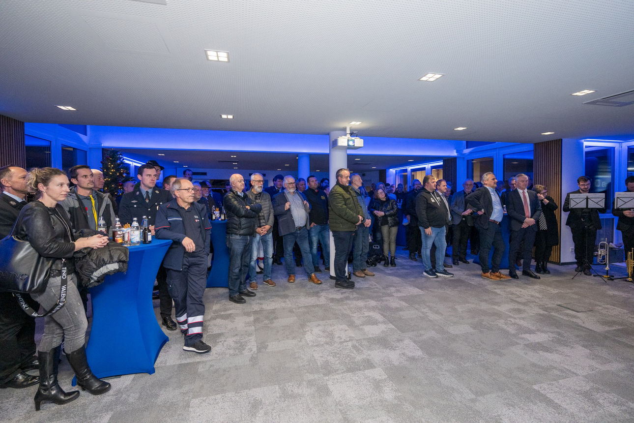 Ein Foto von den Zuschauern. 