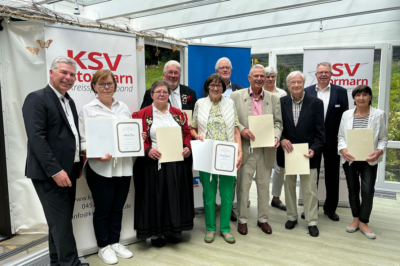 Ehrungsveranstaltung für Mitglieder aus Stormarner Sportvereinen