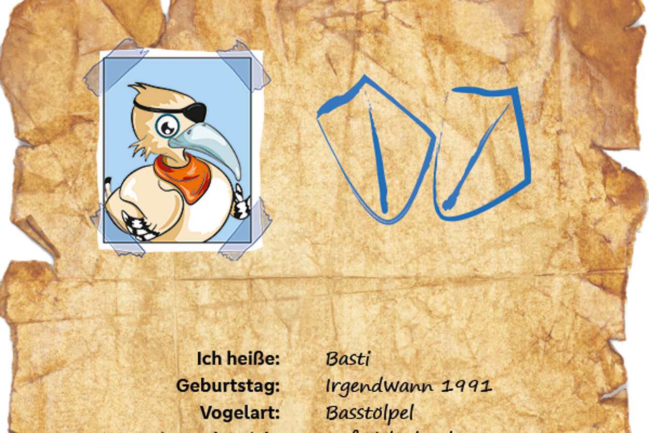 Steckbrief von Basti dem Basstölpel