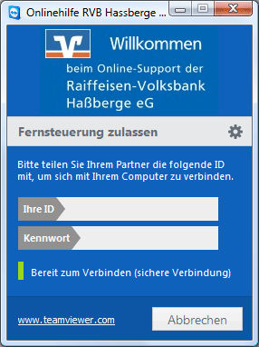 Abbildung des Fernwartungstools TeamViewer