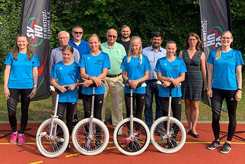 Einrad-Team des SV Henstedt-Ulzburg