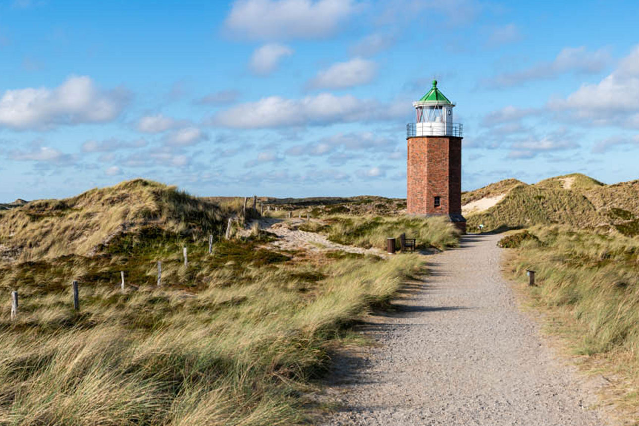 Sonnenaufgang Leuchtturm in List auf Sylt