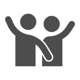 Das Icon zeigt zwei Erwachsene als Symbol für Eltern.