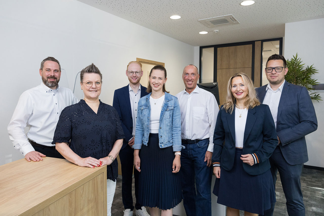 Team der Volksbank-Geschäftsstelle Südstadt