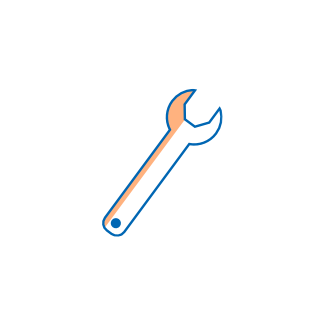 Schraubenschlüsse auf Fernwartung Support-Seite