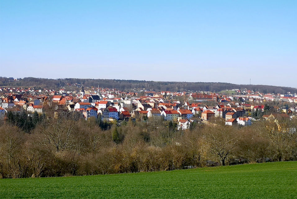 Blick auf unsere Stadt Eisenberg 