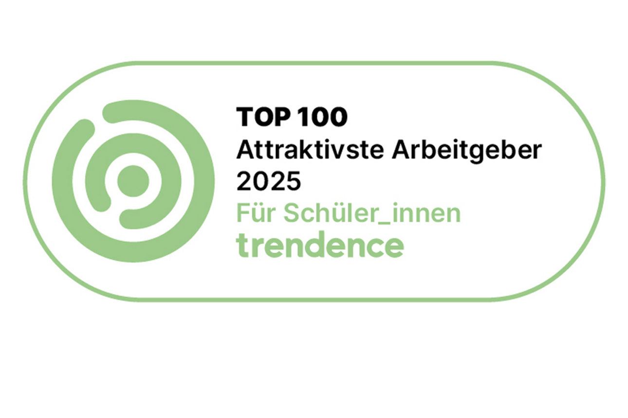 Siegel Trendence-Schülerbarometer: Volksbanken Raiffeisenbanken gehören für Schüler zu den attraktivsten Arbeitgebern 2025