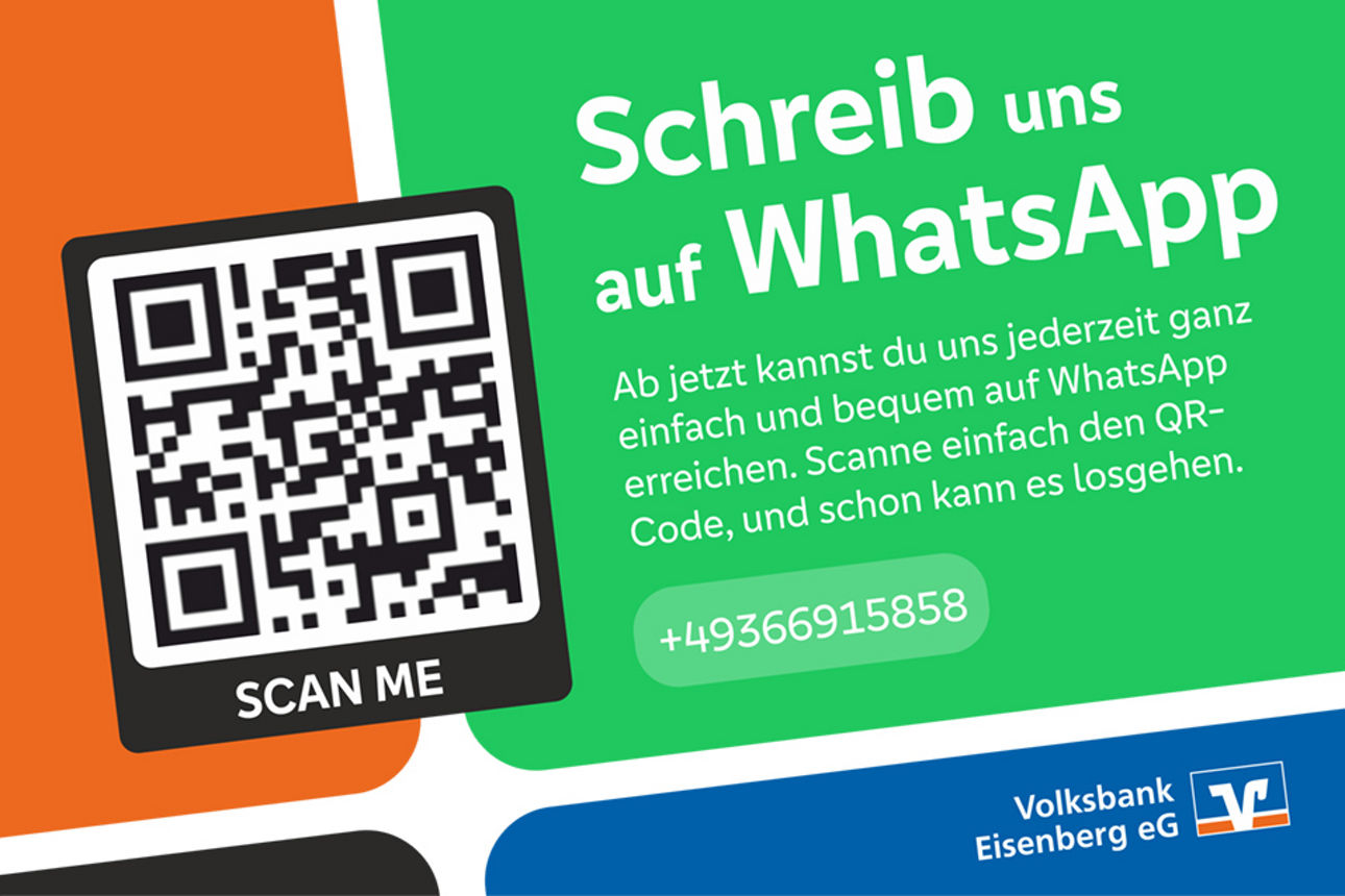 Schreib uns auf Whatsapp - QR-Code