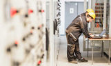 Techniker bei der Arbeit