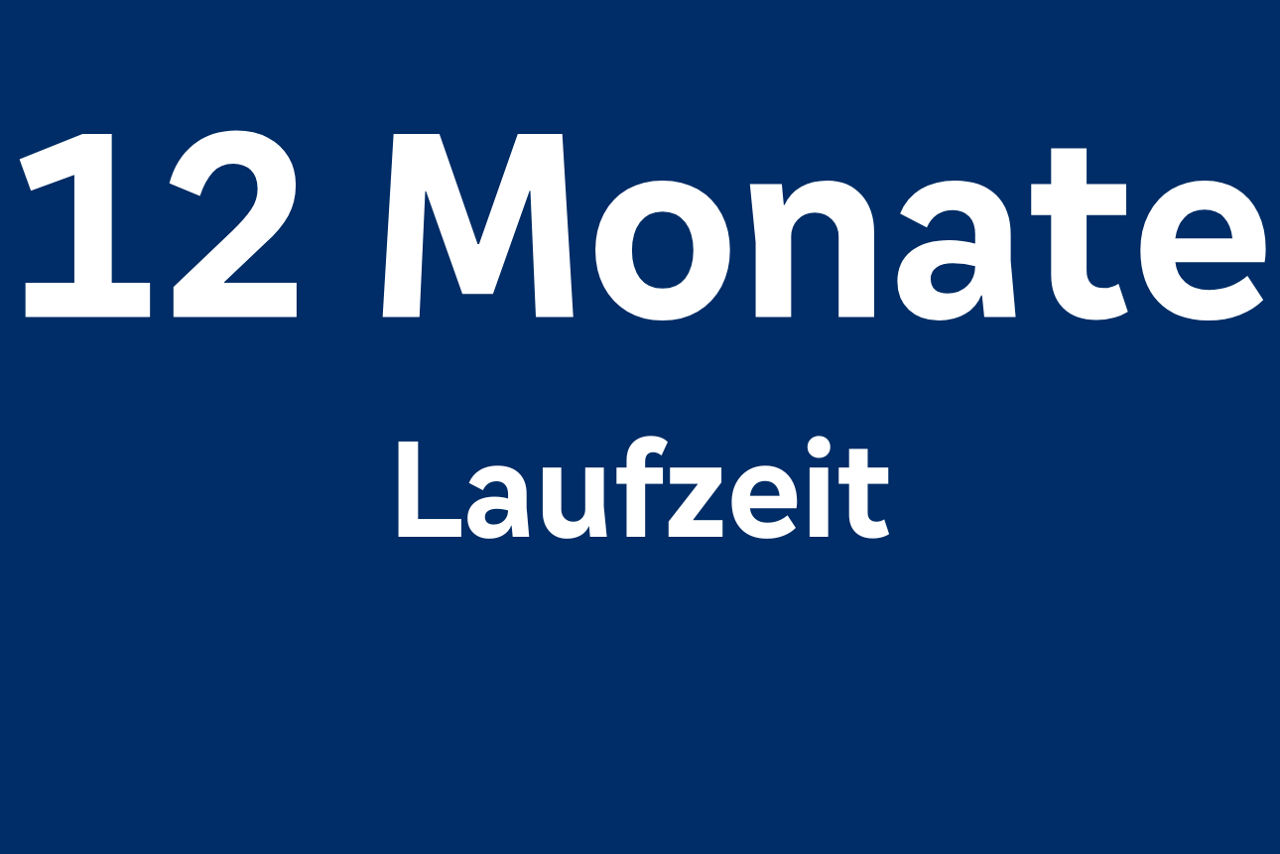 Infografik: 12 Monate Laufzeit