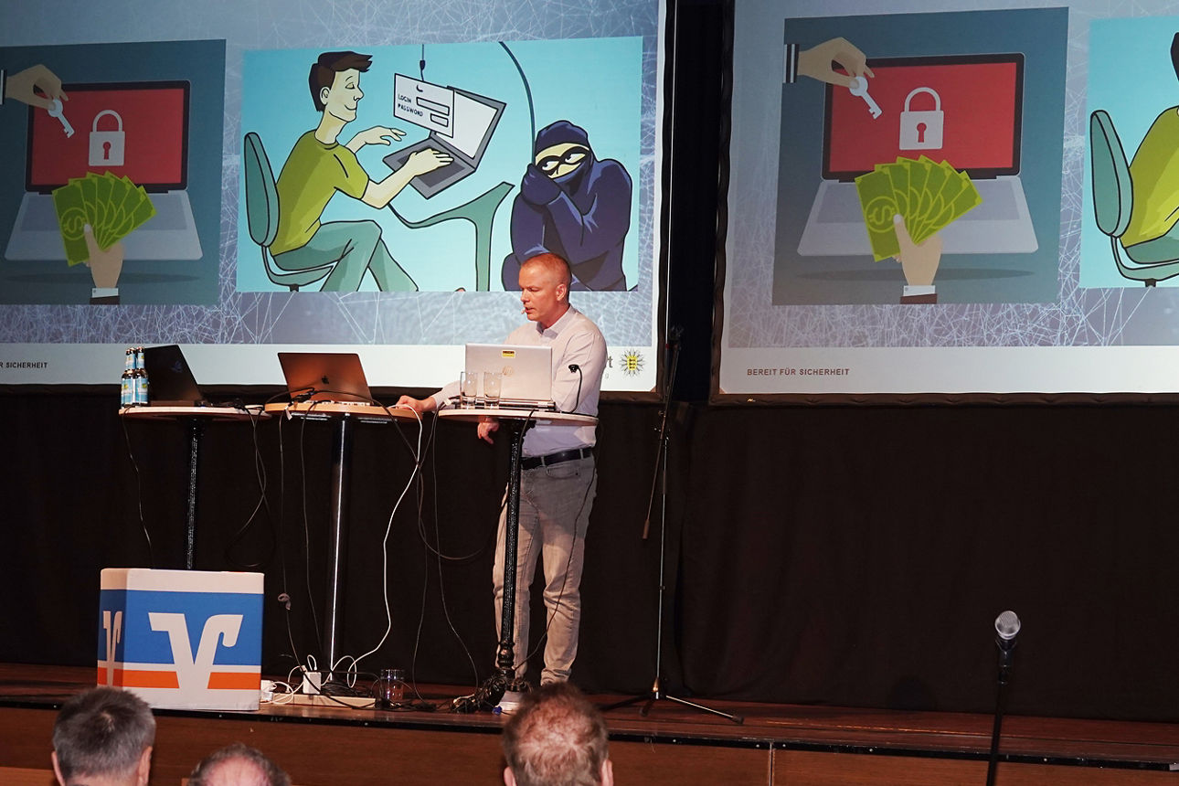 Torsten Seeberg vom LKA Baden-Württemberg über aktuelle Cybercrime-Bedrohungen.