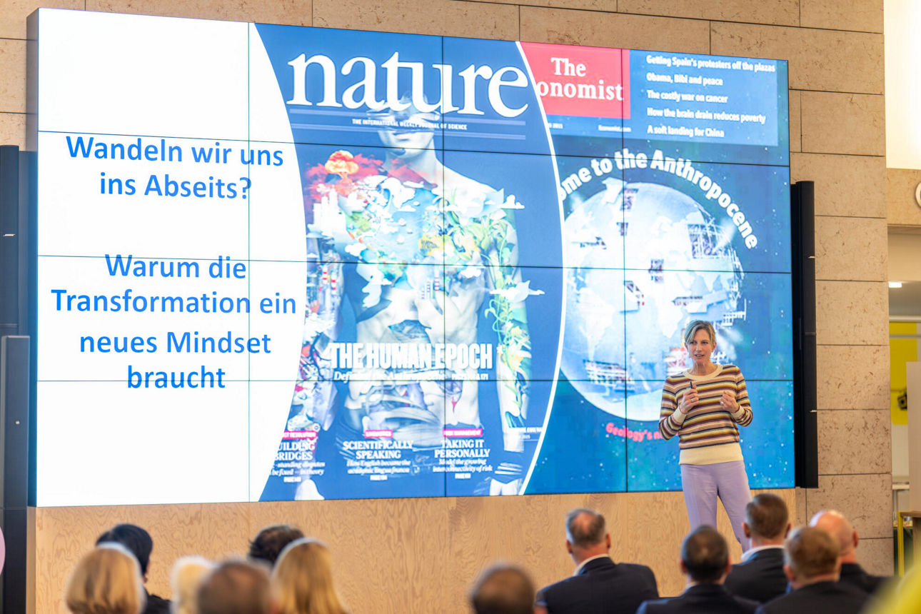 Prof. Dr. Göpel auf dem LebensWert-Treff 2025