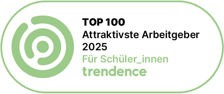 Trendence Siegel "Top 100 Attraktivste Arbeitgeber"