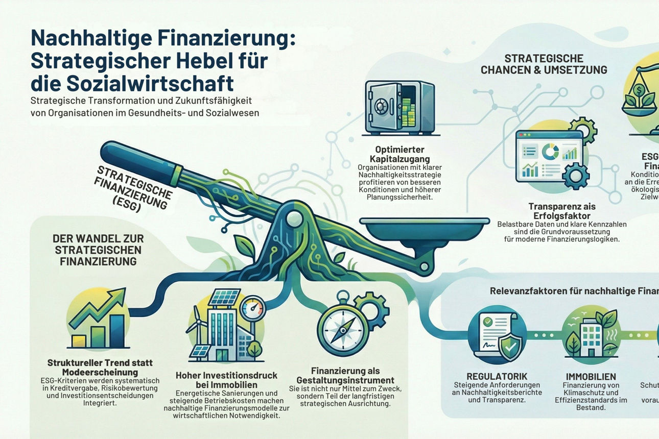 Infografik über Nachhaltige Finanzwege