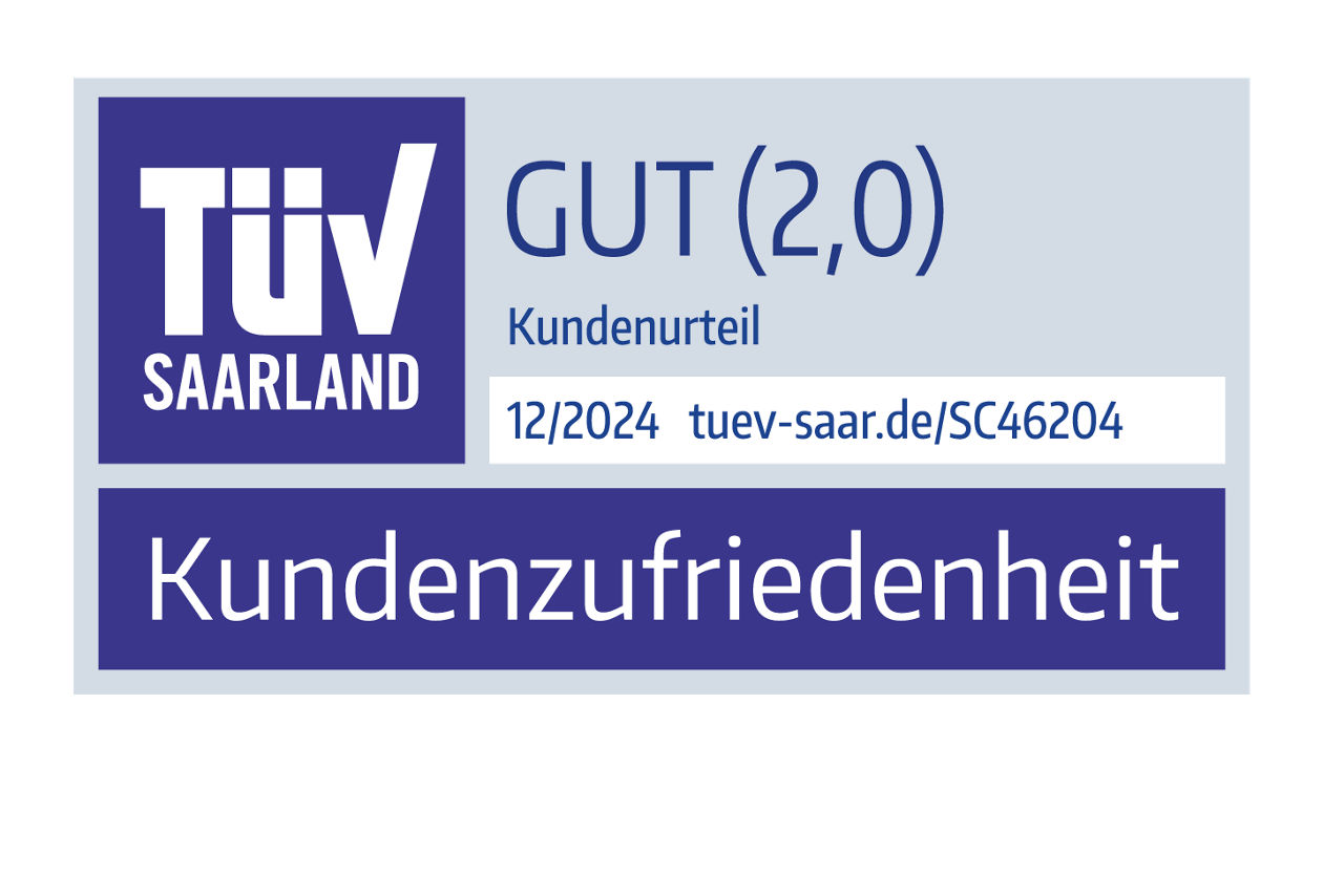 TÜV Saarland Testsiegel Kundenzufriedenheit Sparda-Bank Hamburg