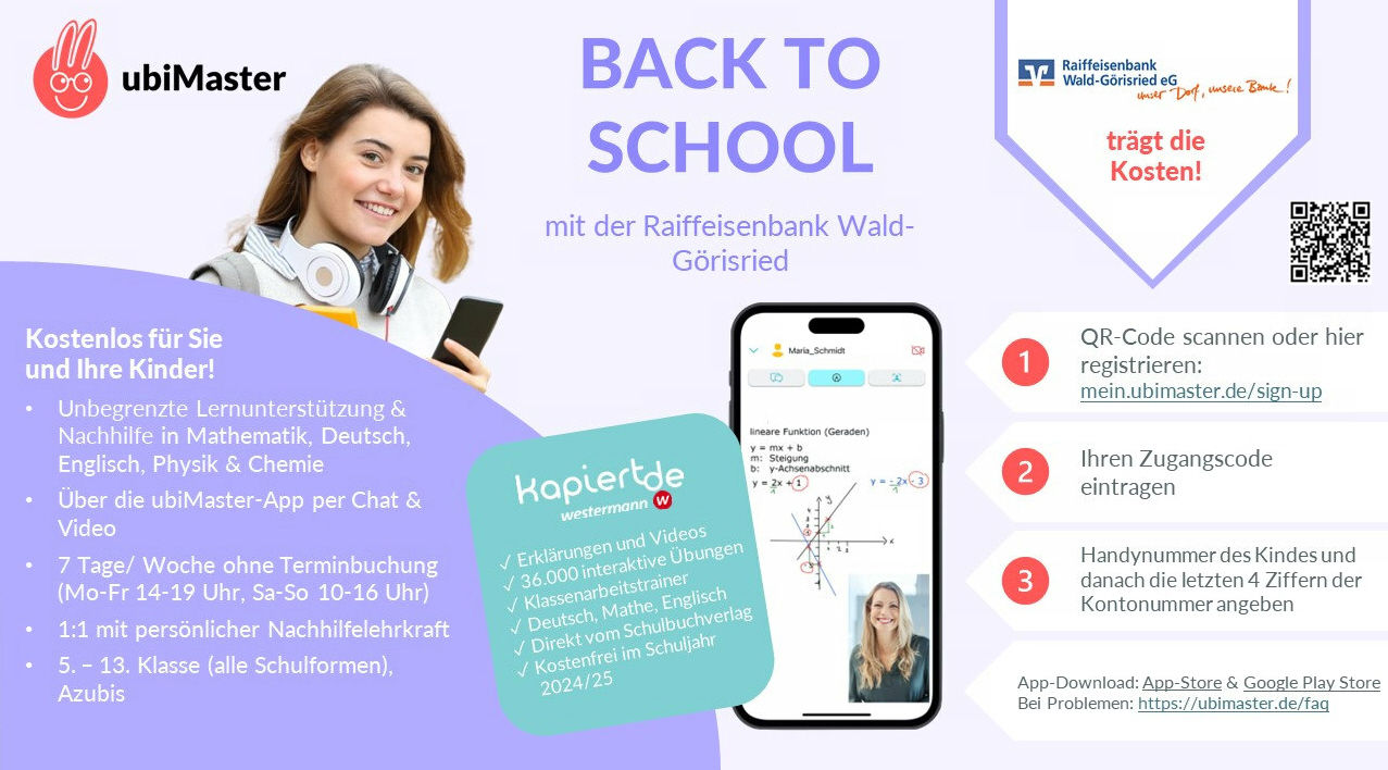 Bild ubiMaster back to school