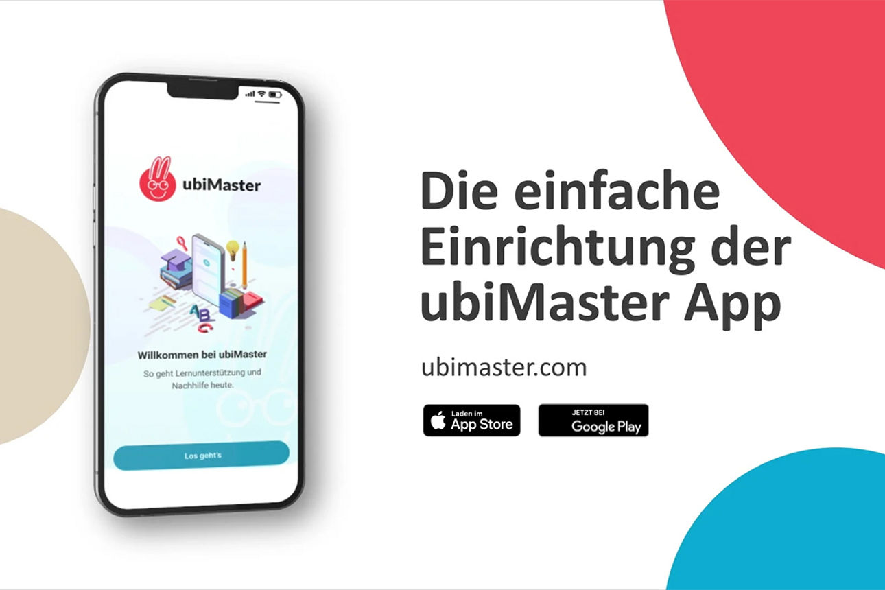 Die einfache Einrichtung der ubiMaster App