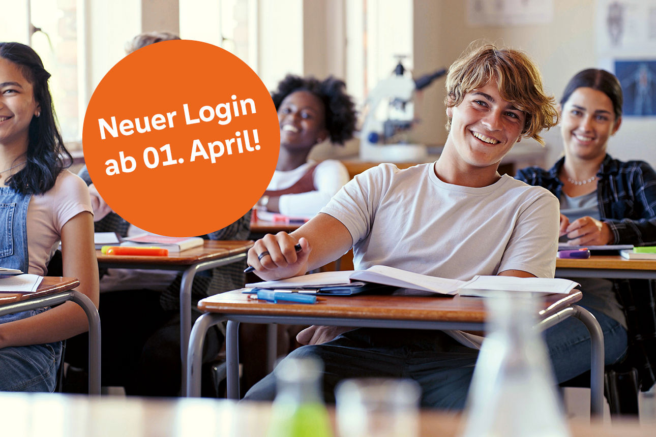 Bild von Schülern an einem Tisch