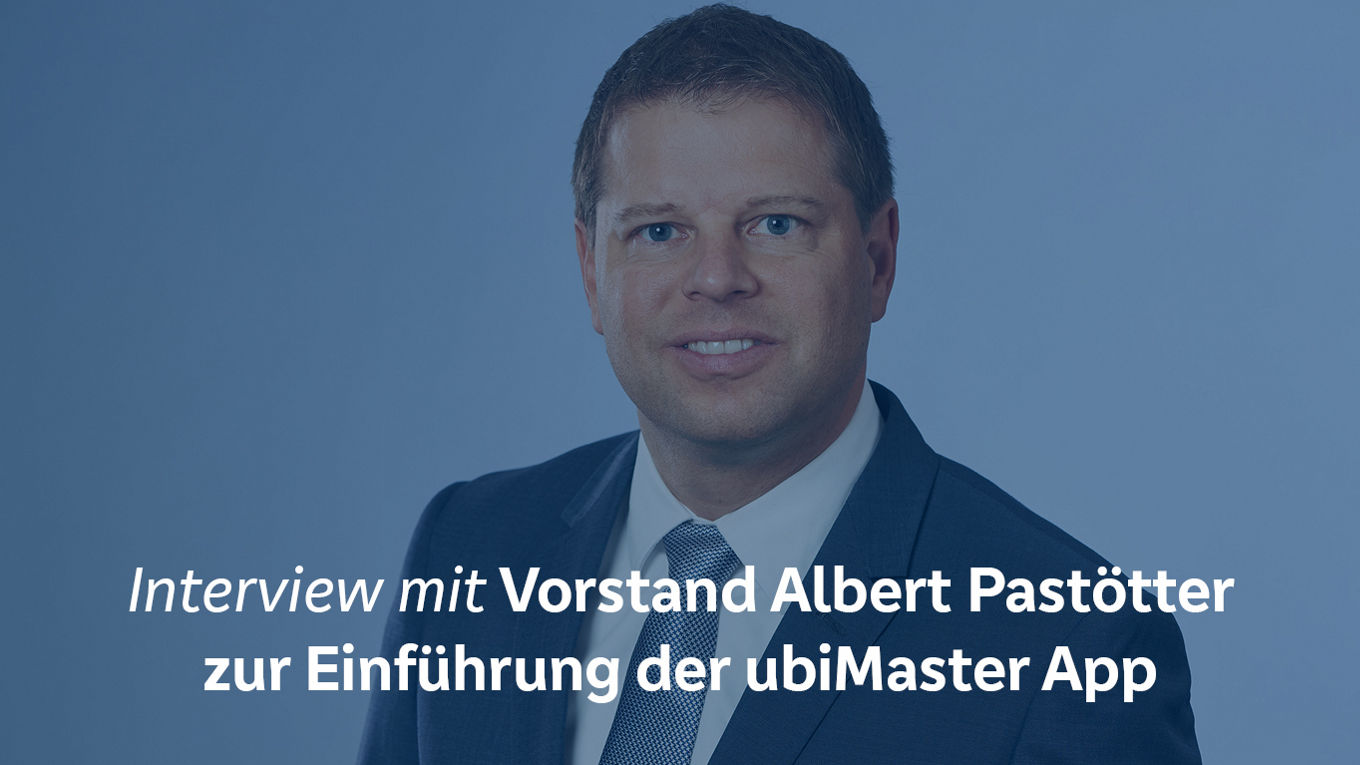 Interview mit Vorstand Albert Pastötter