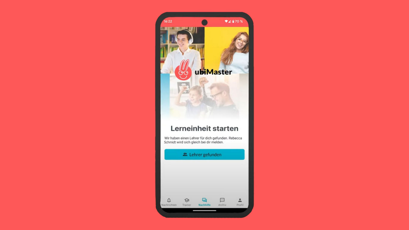 So funktioniert die ubiMaster-App