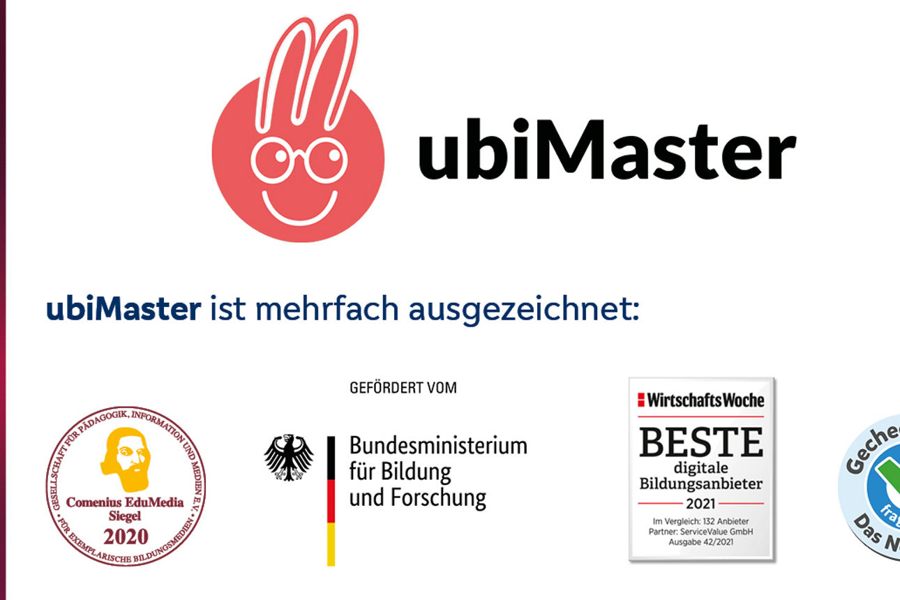 ubiMaster ausgezeichnet
