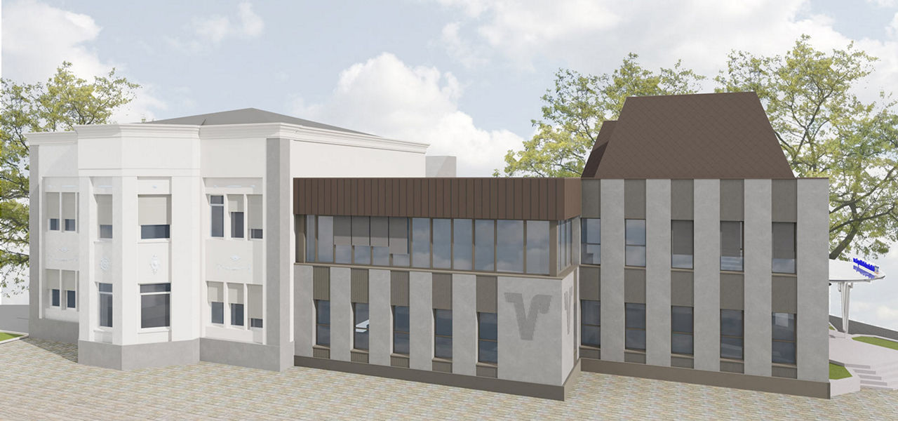 Vorschau der neuen Hauptstelle in Ochtruo nach der Modernisierung