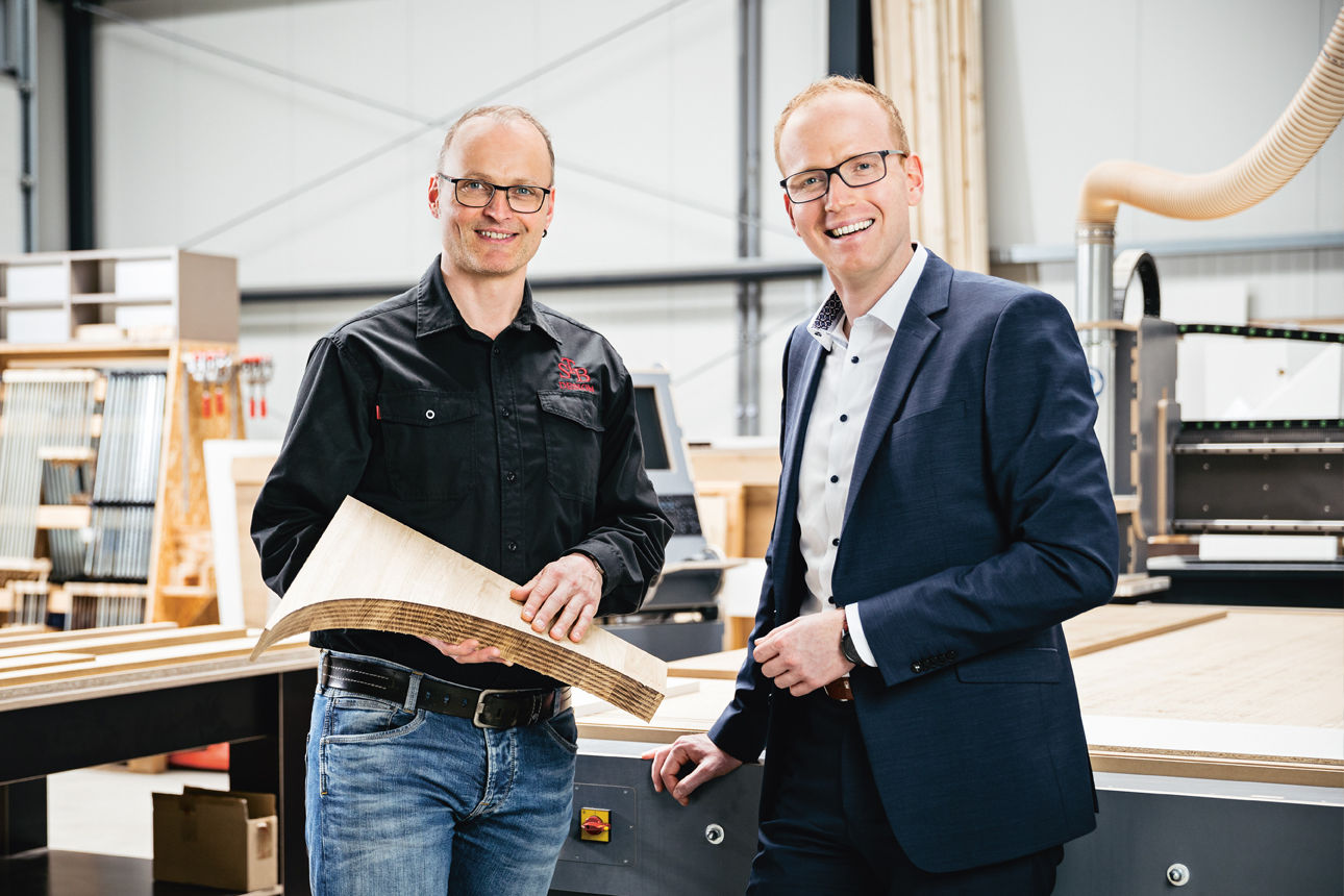 Fotot Firmenkundeberater bei Tischler