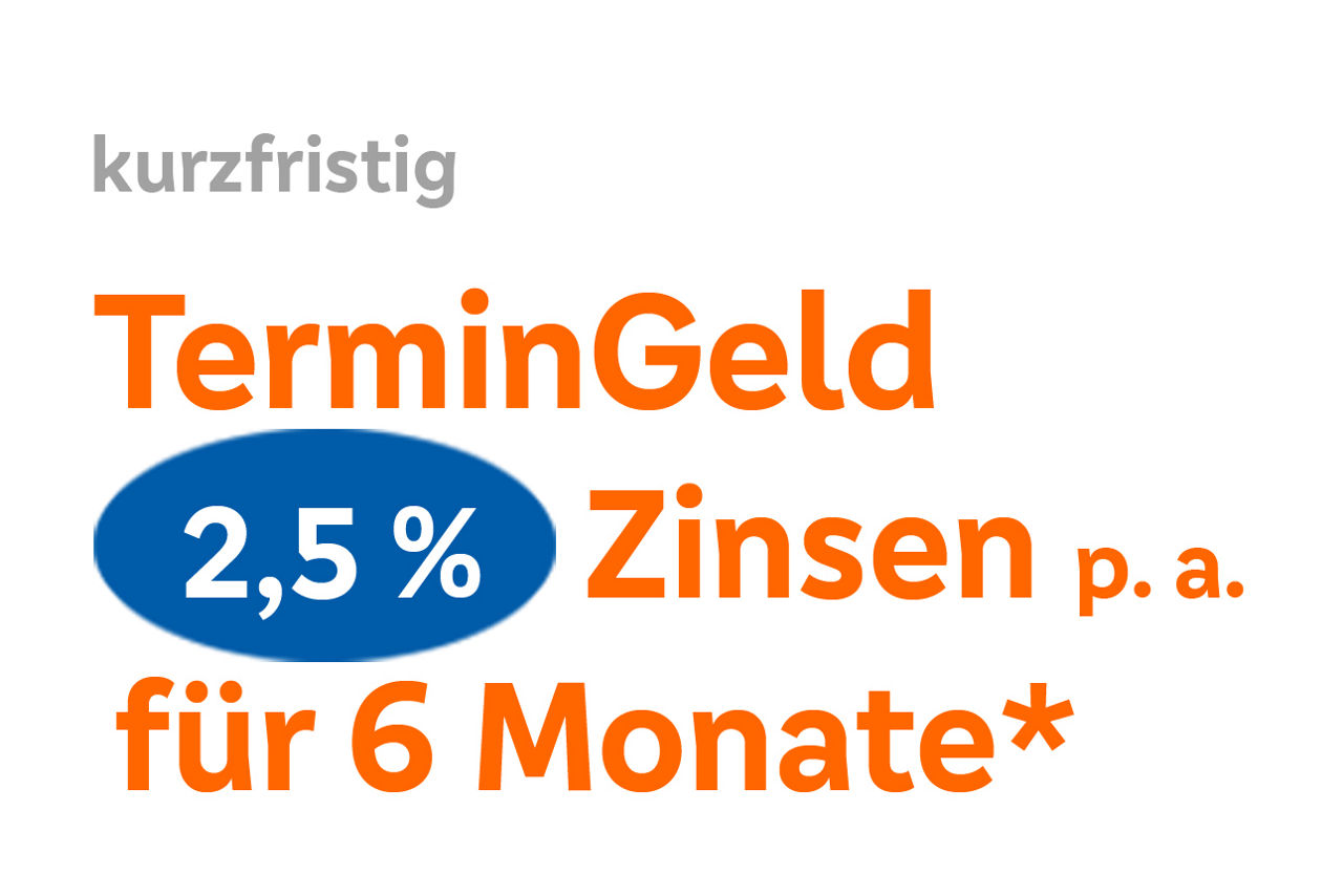 Icon für das Termingeld mit Zinssatz
