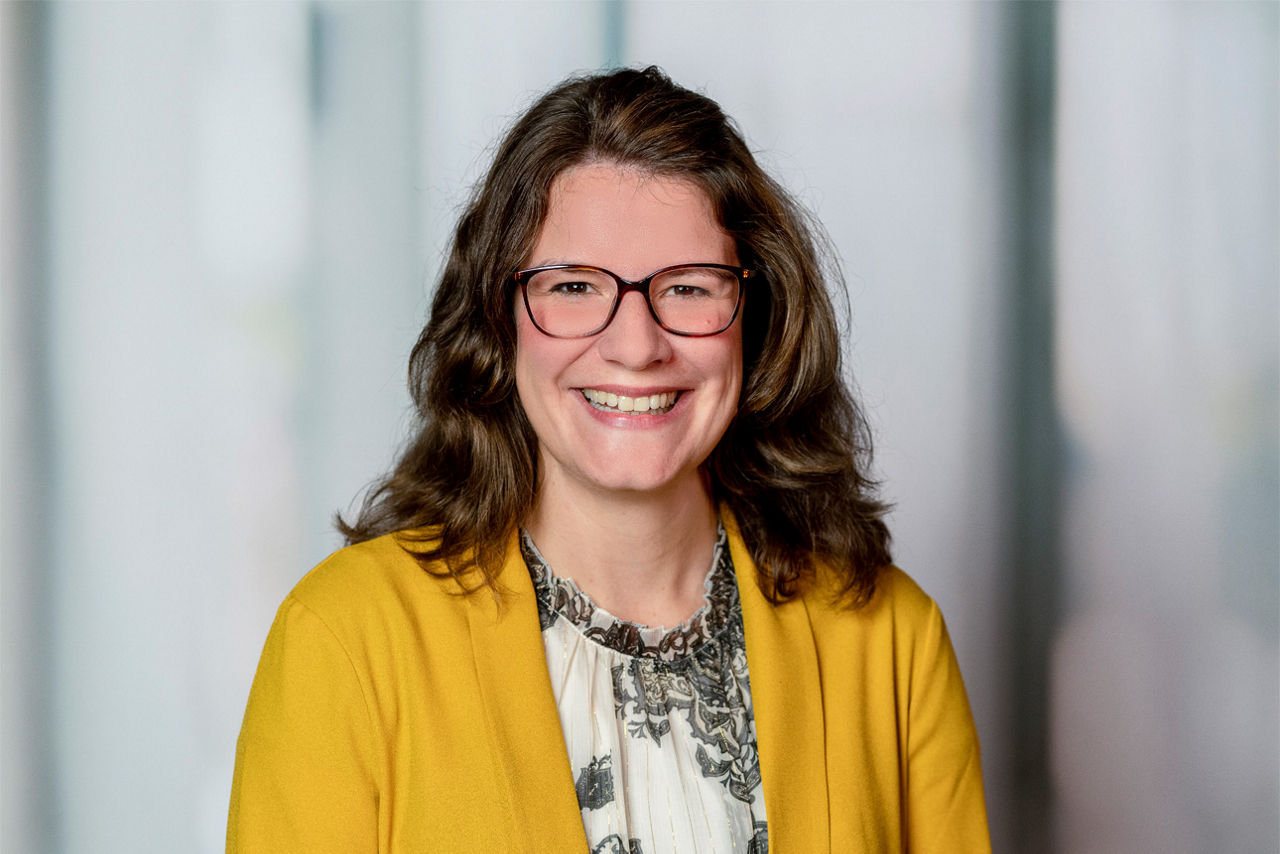 Foto der Leiterin Ausbildung & Praktika Christin Kallwitz