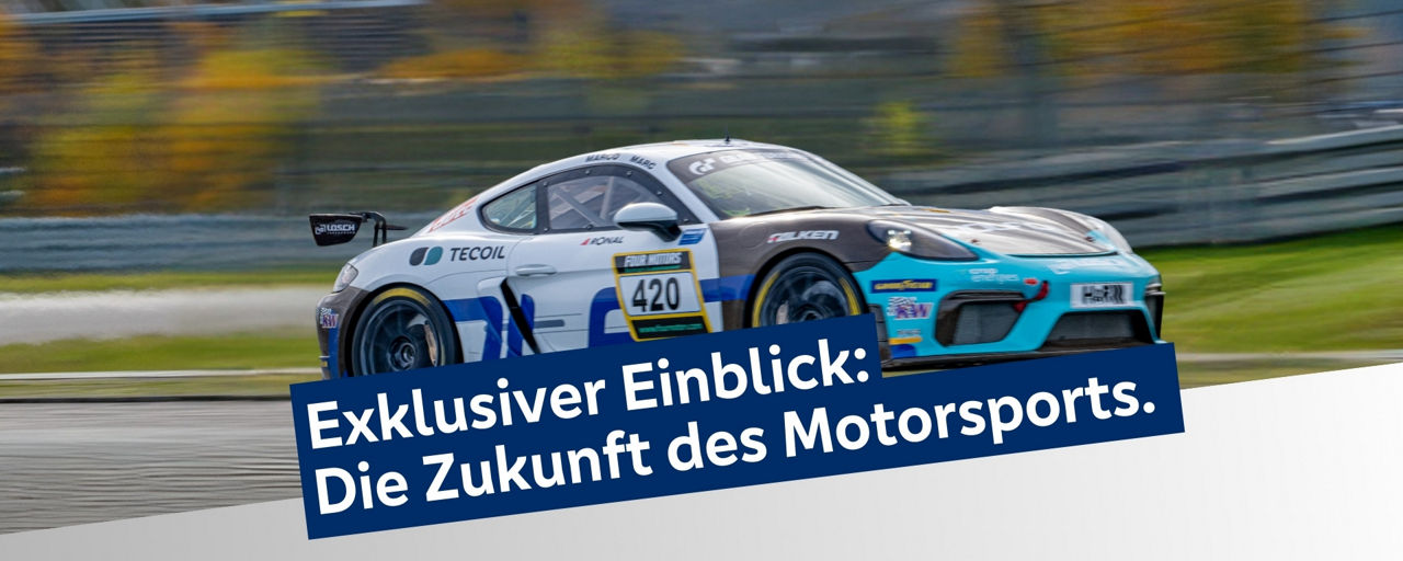 DTM-Rennwagen der Marke Porsche mit der Startnummer 420