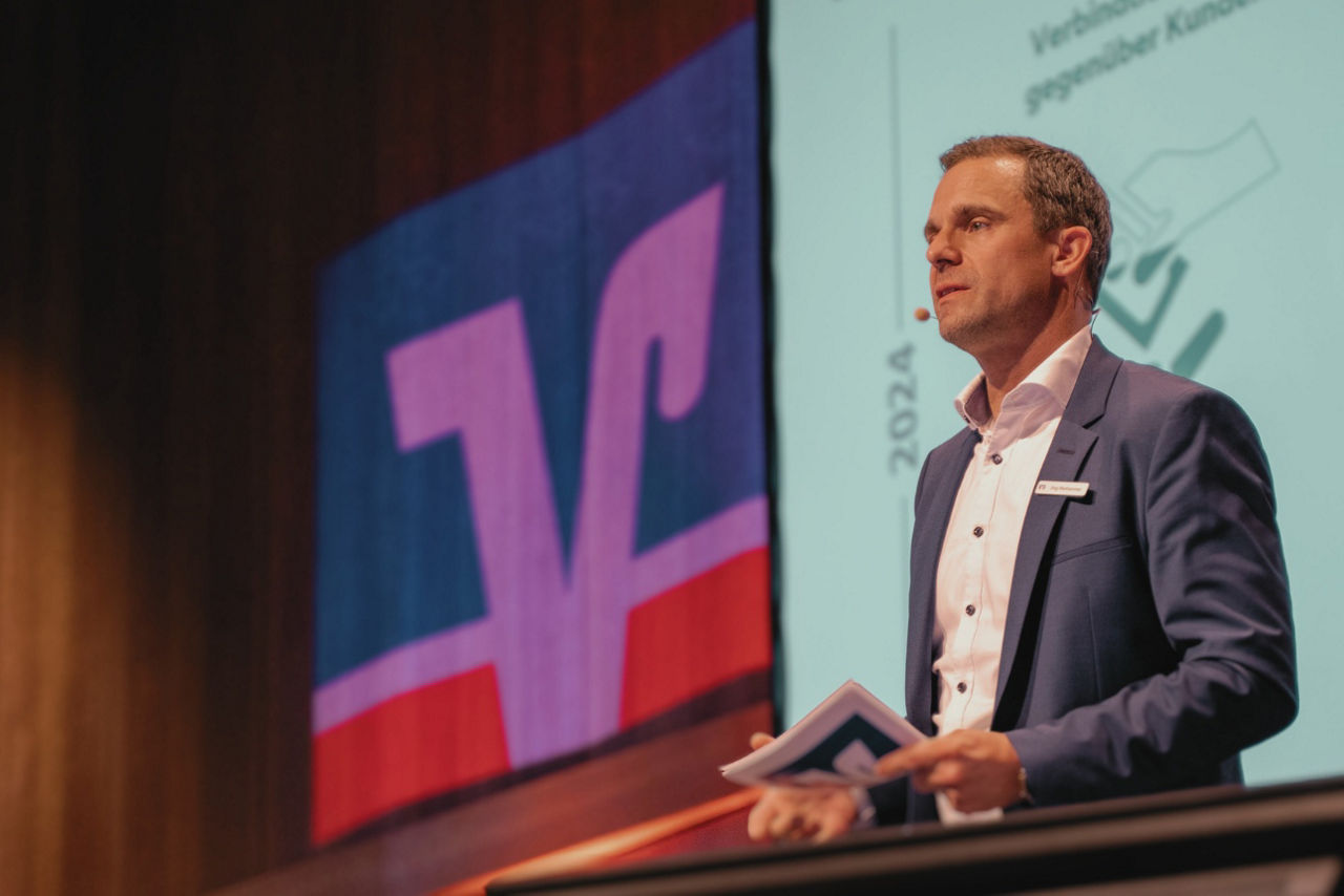 Vorstandsvorsitzender Jörg Niethammer berichtete über das abgelaufene Geschäftsjahr