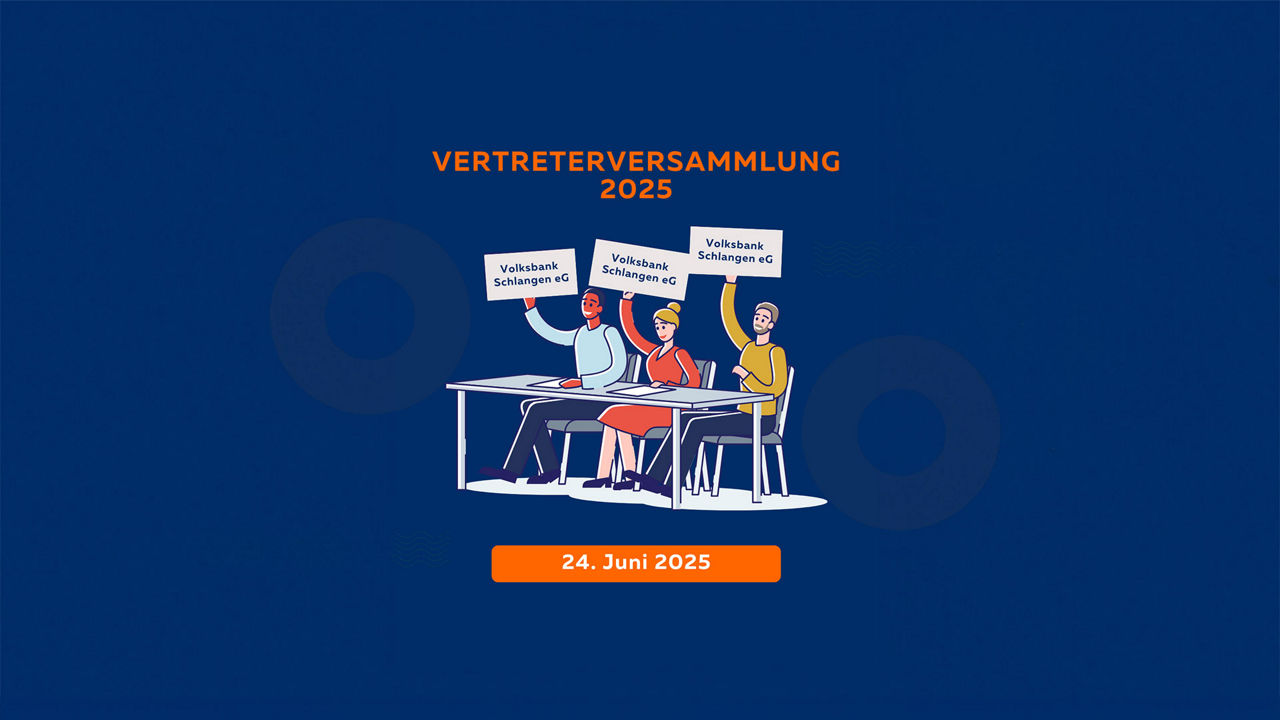 Illustration von drei Personen, die an einem Tisch sitzen