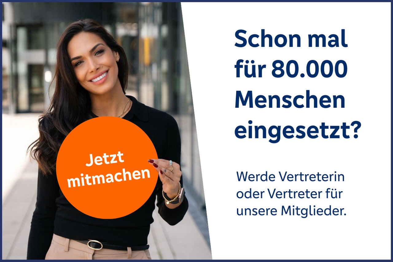 Bewerbung als Vertreter