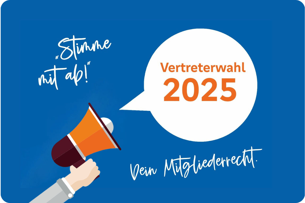 Stimme mit ab! Vertreterwahl 2025 – nutze dein Mitgliederrecht und gestalte aktiv mit.